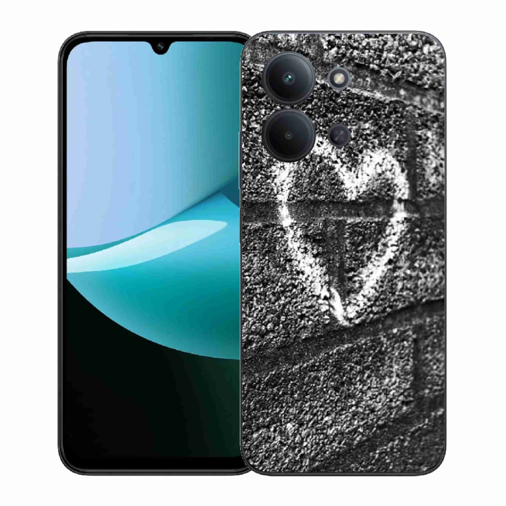 Gél borítás mmCase for Xiaomi Redmi 15C 4G (171mm)/Poco C85 4G (171mm) - szív a falon