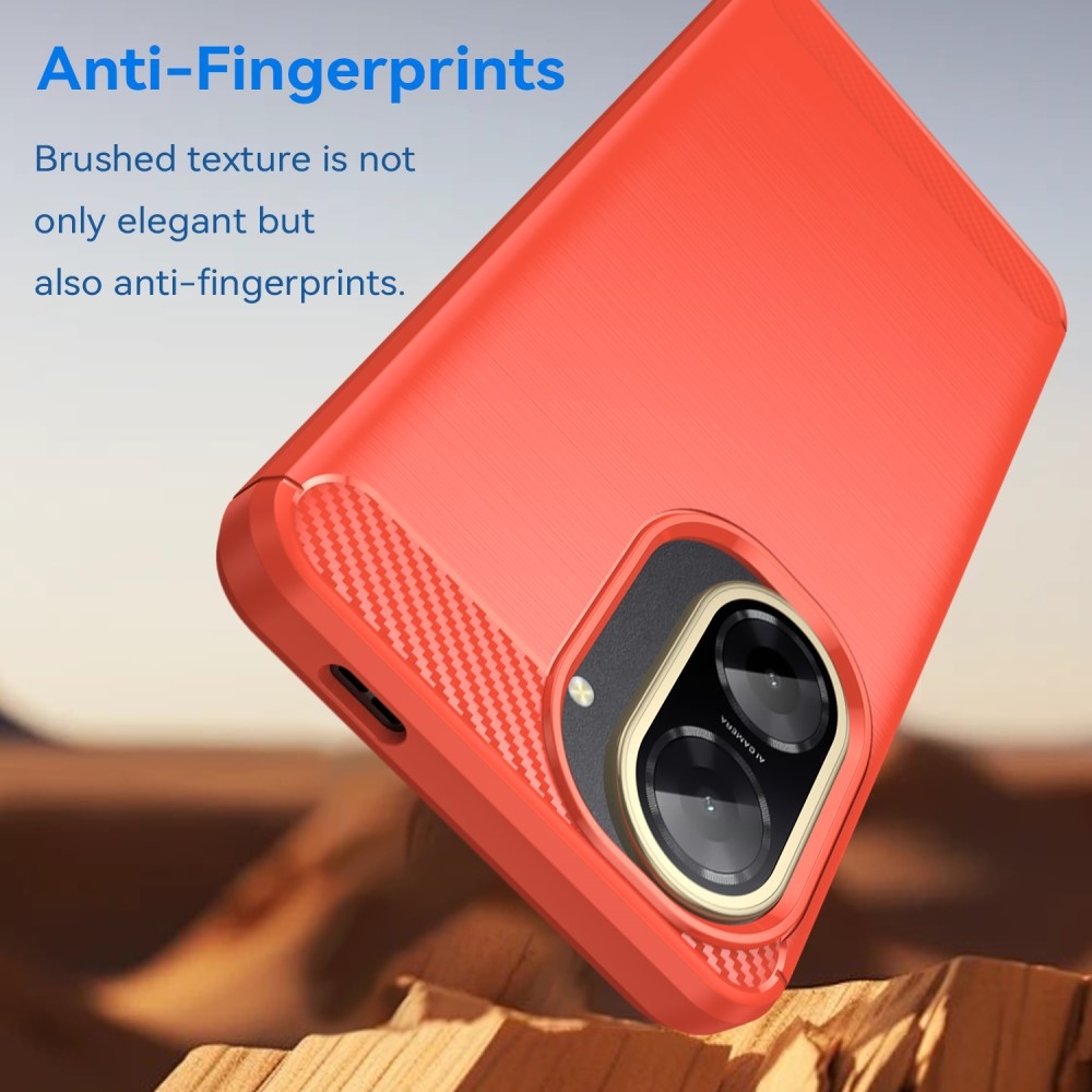 Szénálló gél tok Xiaomi Redmi A5 (171.7x77.8x8.3mm) - piros