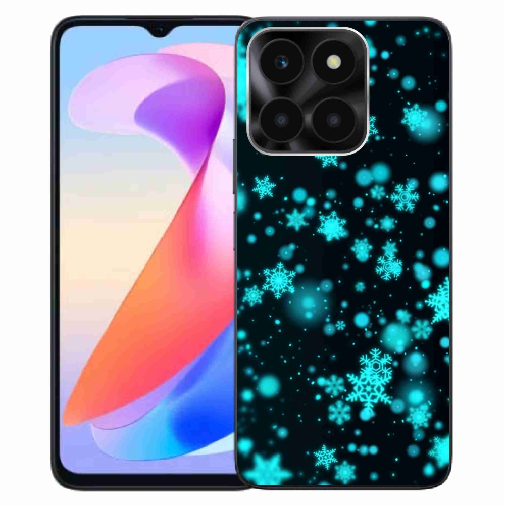 Zselés borítás mmCase a Honor X6a készülékhez - hópelyhek 1