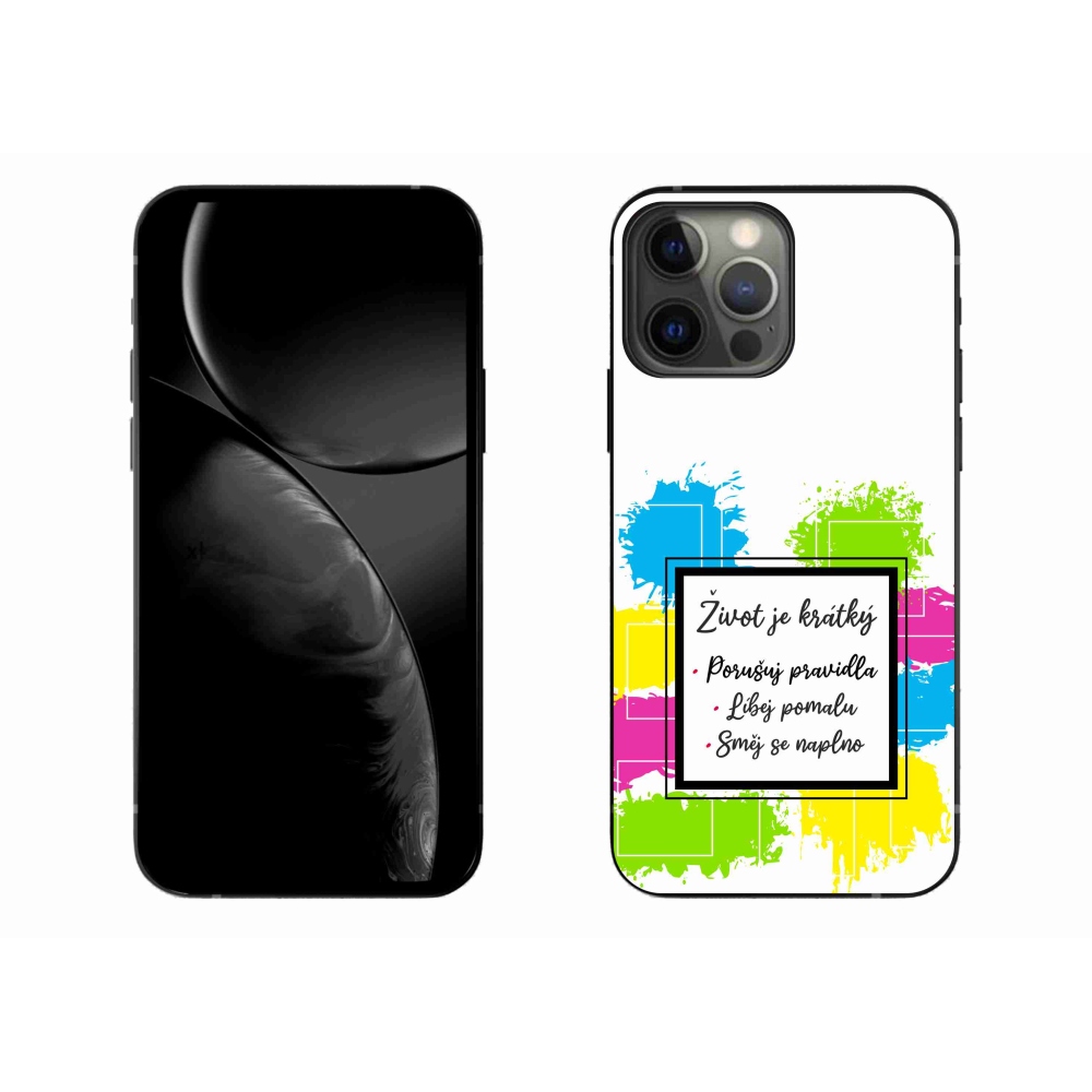 Gél borítás mmCase iPhone 13 Pro Max 6.7 - Idézet 5 fehér háttér