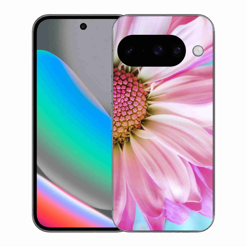 Gél védőhuzat mmCase a Google Pixel 10 készülékhez - rózsaszín virág