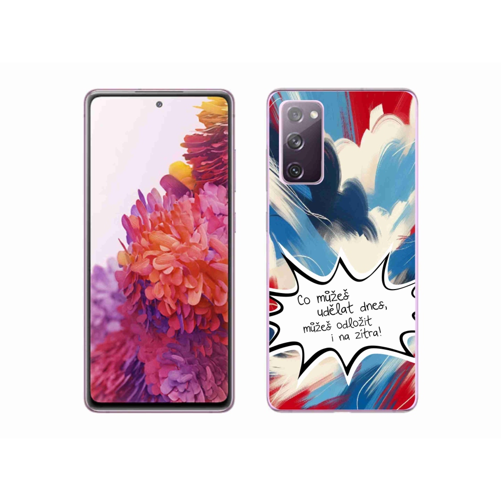 Gél borítás mmCase Samsung Galaxy S20 FE - vicces szöveg 9 fehér háttér