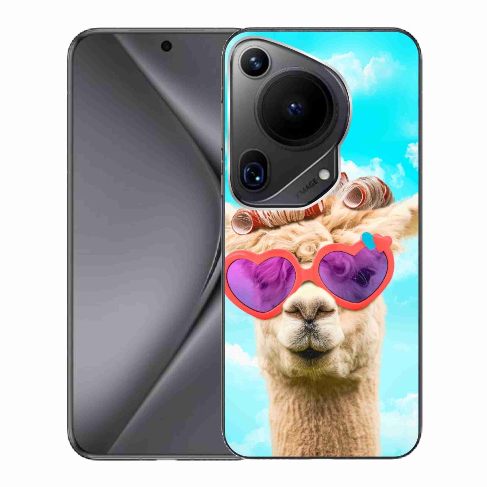Gél borítás mmCase a Huawei Pura 70 Ultra - szemüveges láma számára
