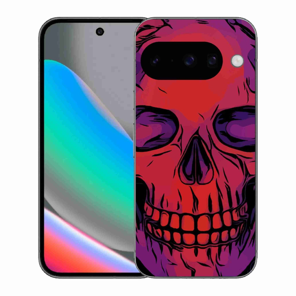 Zselés borítás mmCase a Google Pixel 10 számára - koponya