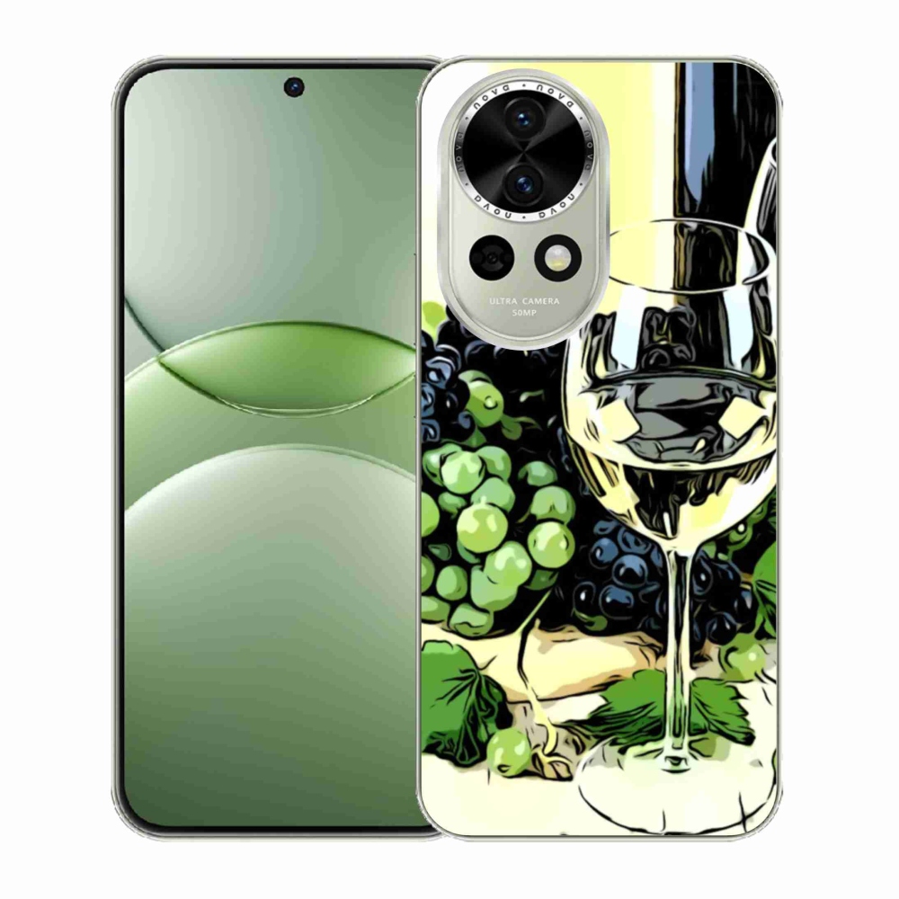 Gél borítás mmCase a Huawei Nova 13 5G számára - pohár bor