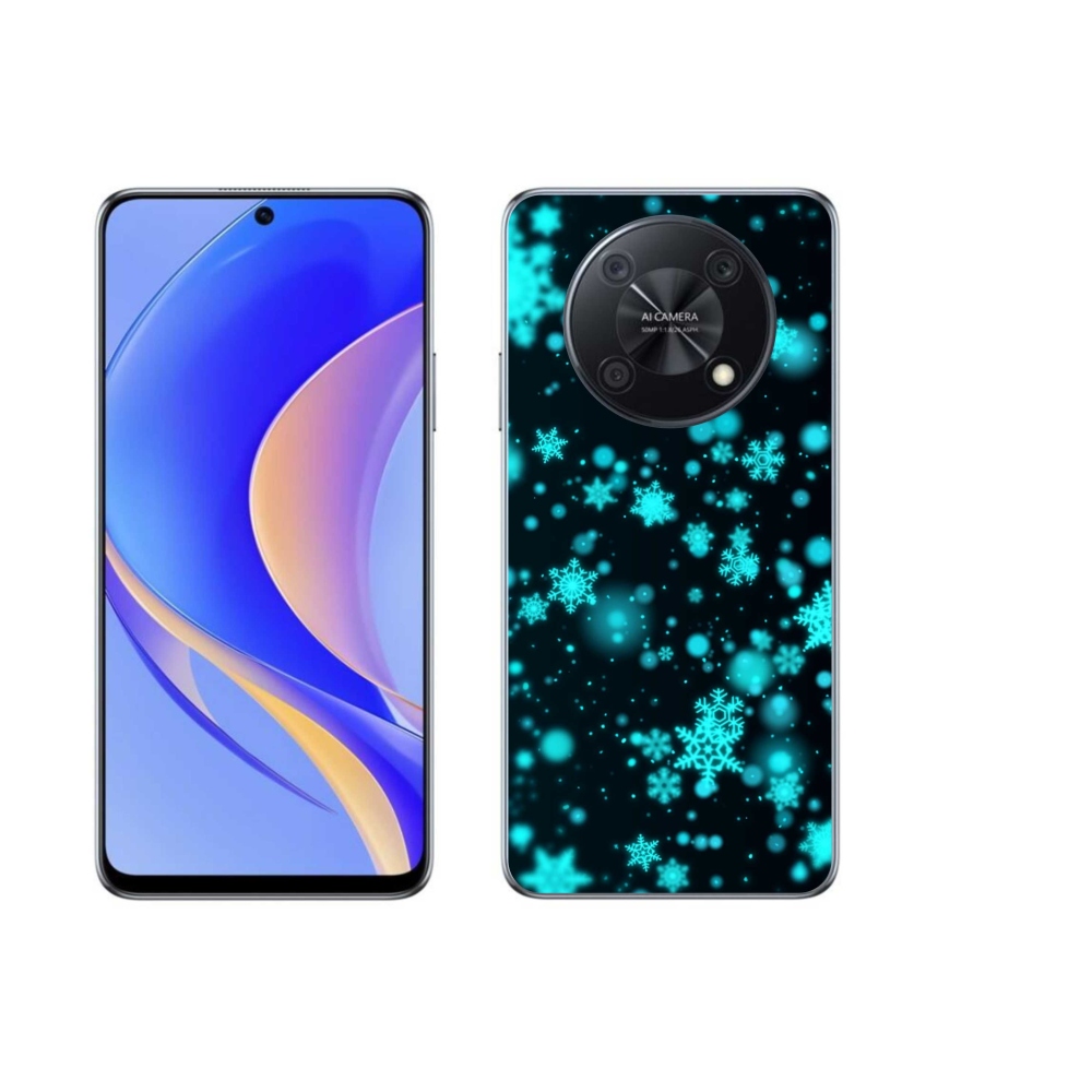 Gél borítás mmCase a Huawei Nova Y90 készülékhez - hópelyhek 1