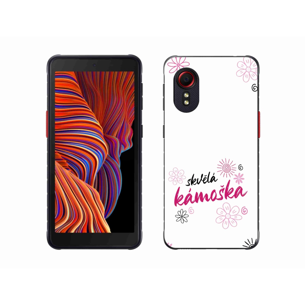 Gél borító mmCase Samsung Galaxy Xcover 5 - nagyszerű haver fehér háttérrel