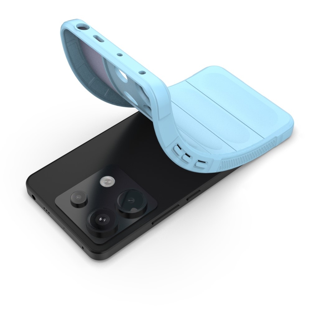 Rugg tartós zselés tok Xiaomi Redmi Note 13 Pro 5G/Poco X6 5G - világoskék színben