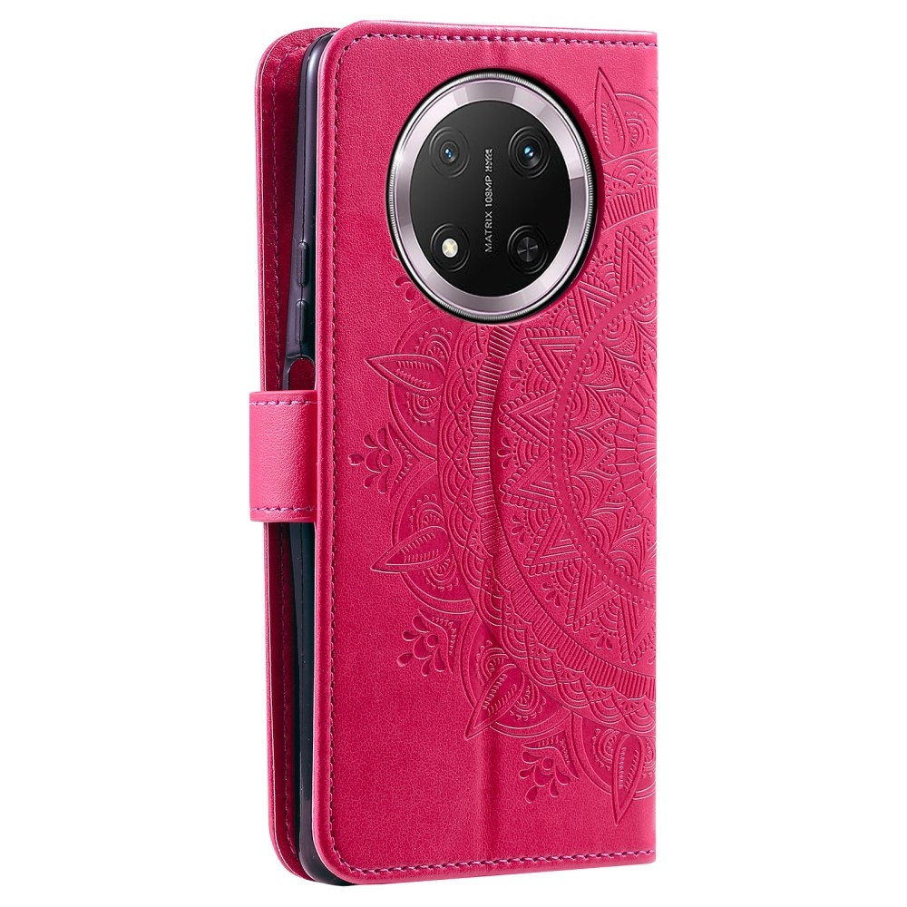 Mandala könyv tok a Honor Magic 7 Lite 5G számára - rózsaszínű