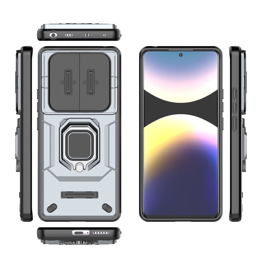 Lencseálló borítás a Xiaomi Redmi Note 14 Pro készülékhez - szürke