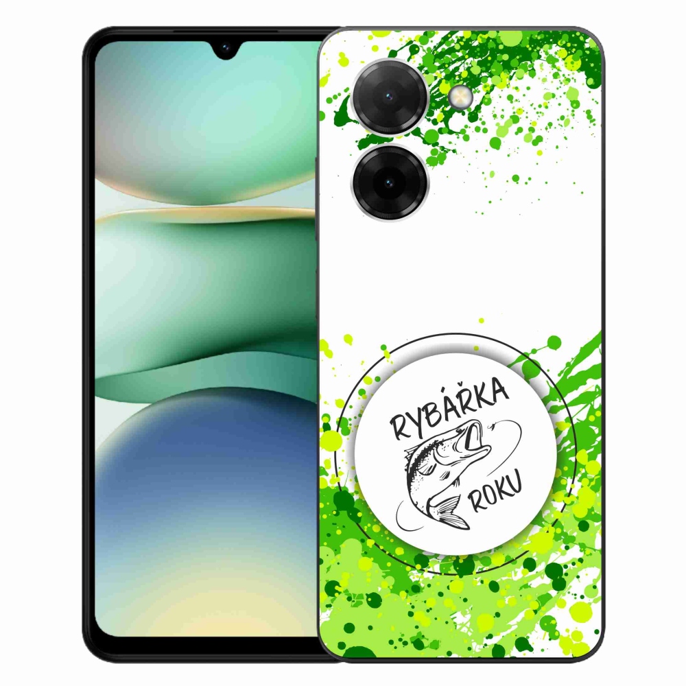 Gél borító mmCase a Xiaomi Redmi A5 (171.7x77.8x8.3mm) - az év horgásza fehér háttérrel