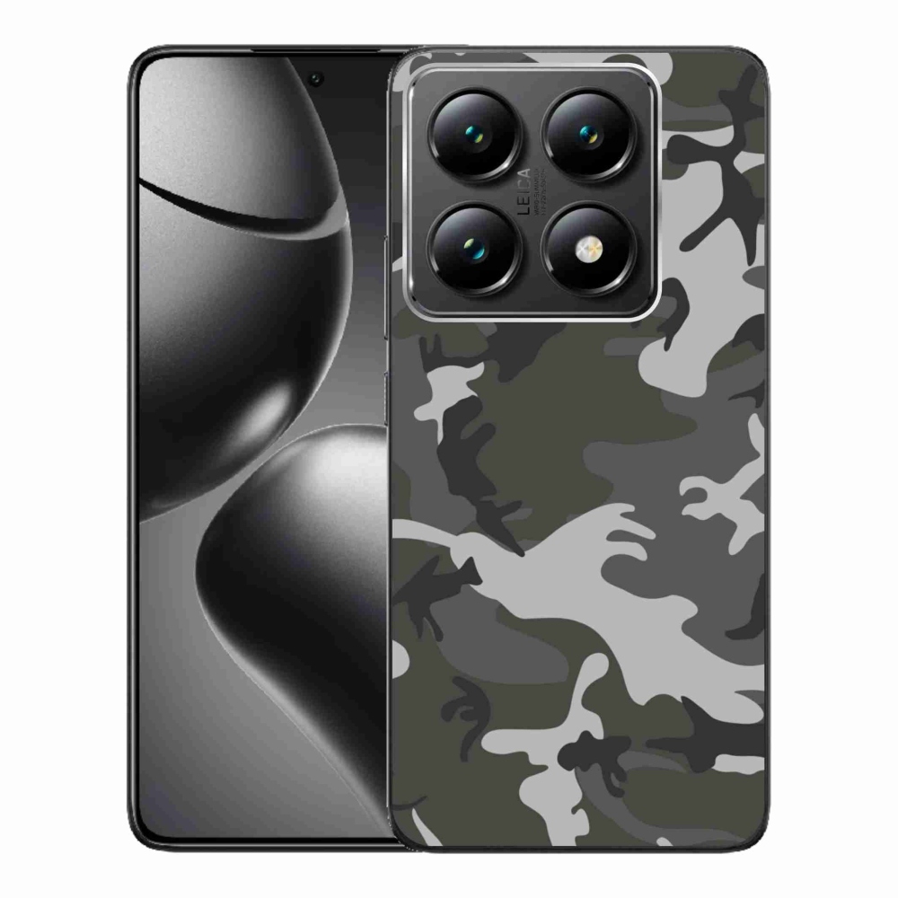 Gél borítás mmCase a Xiaomi 14T Pro számára - terepszínű minta