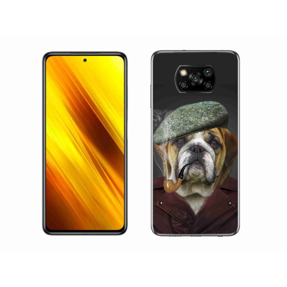 Gél borítás mmCase a Xiaomi Poco X3 Pro számára - kutya csővel