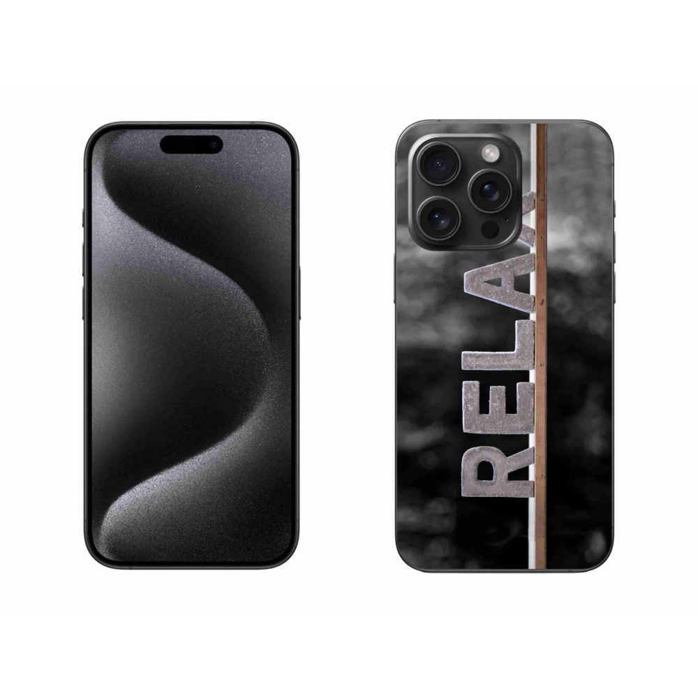 Zselés borítás mmCase iPhone 15 Pro Max készülékhez - relax 1