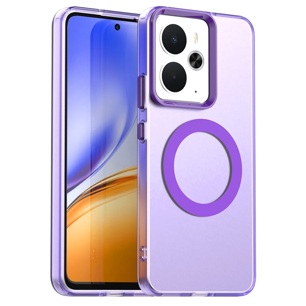 Candy zselés tok MagSafe-val a Realme 14 5G számára - lila