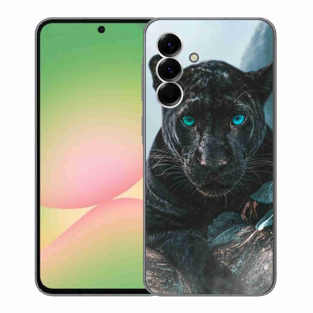 Gél védőhuzat mmCase Samsung Galaxy A56 5G - fekete párduc