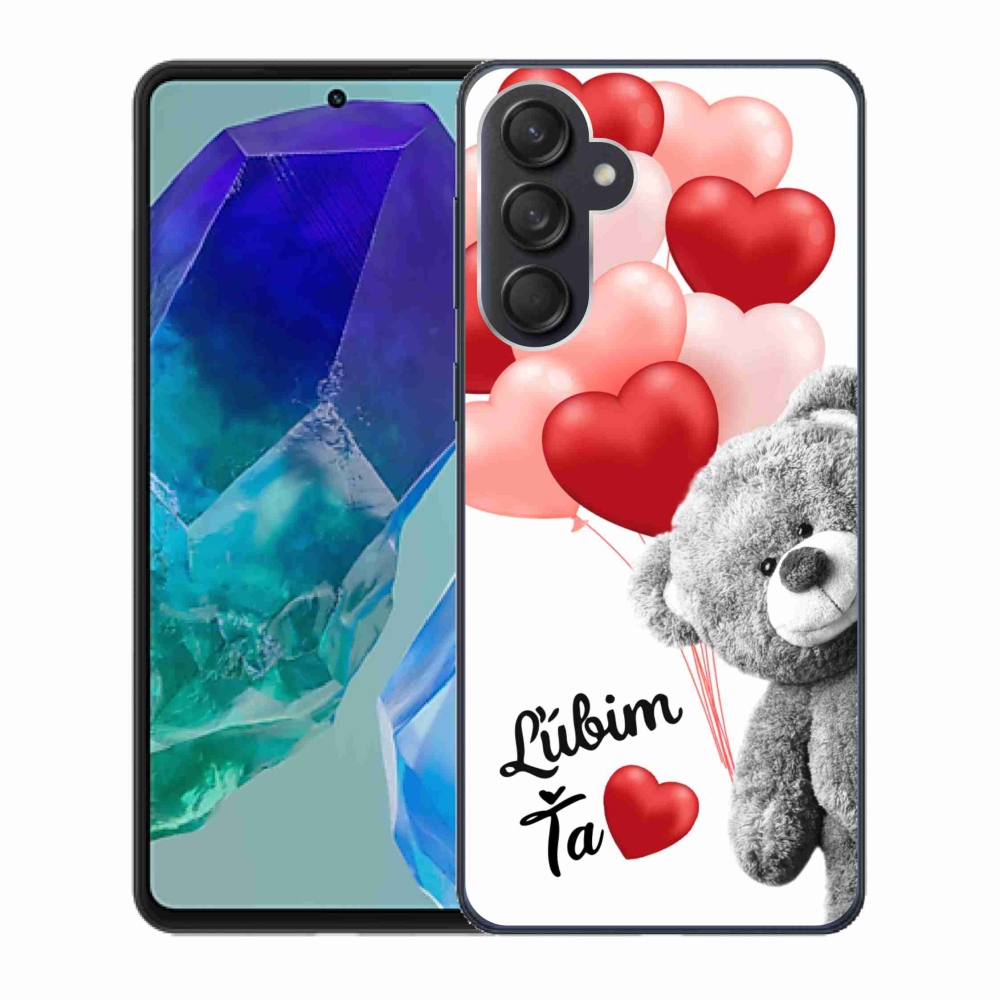 Gél tok mmCase a Samsung Galaxy M55 5G készülékhez - I love you en
