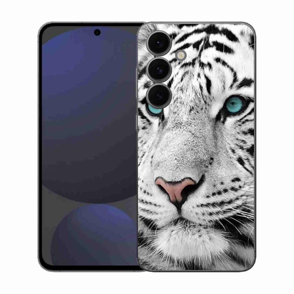 Gél védőhuzat mmCase Samsung Galaxy S25 FE - fehér tigris