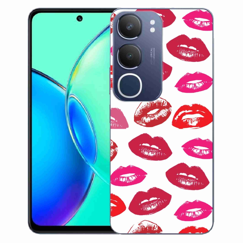 Gél védőburkolat mmCase a Vivo Y19s készülékhez - ajkak