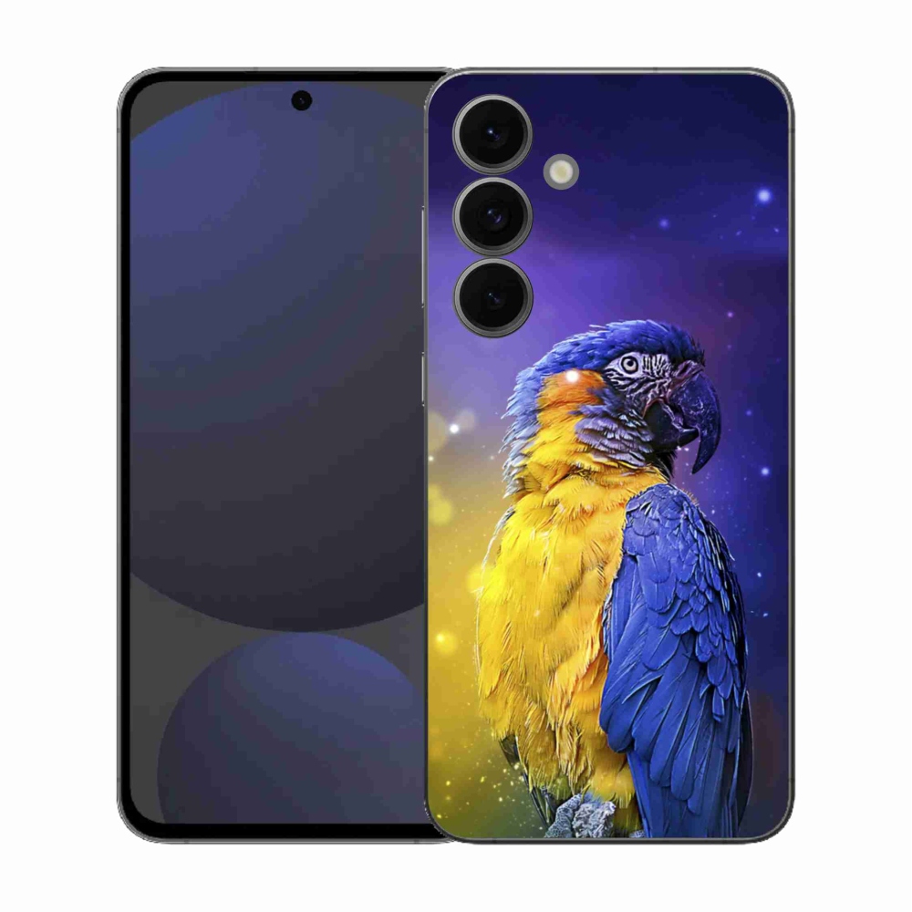 Zselés borítás mmCase Samsung Galaxy S25 FE - papagáj ara 1