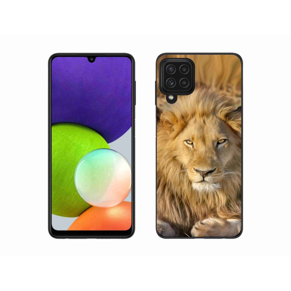 Gél védőburkolat mmCase Samsung Galaxy A22 4G - Lion 2