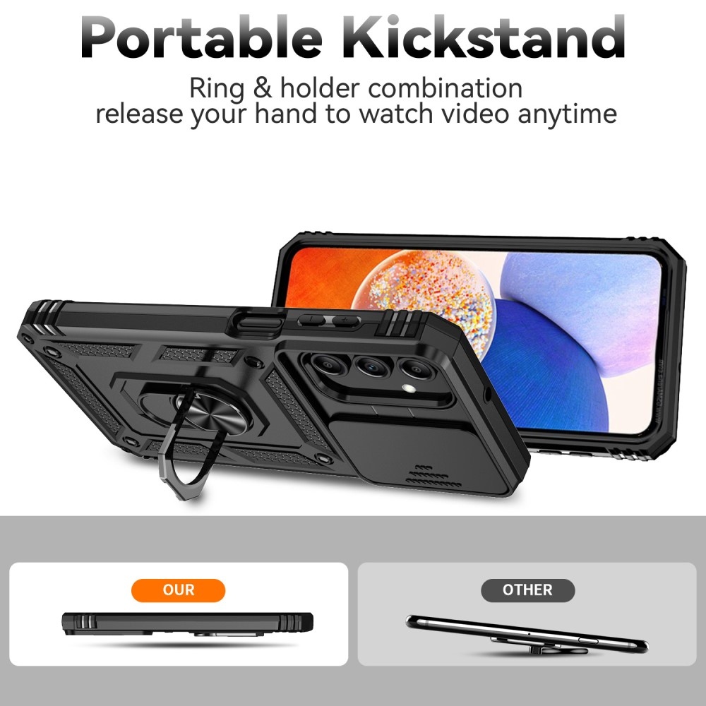 Csúszásálló borítás Samsung Galaxy A35 5G készülékhez - fekete