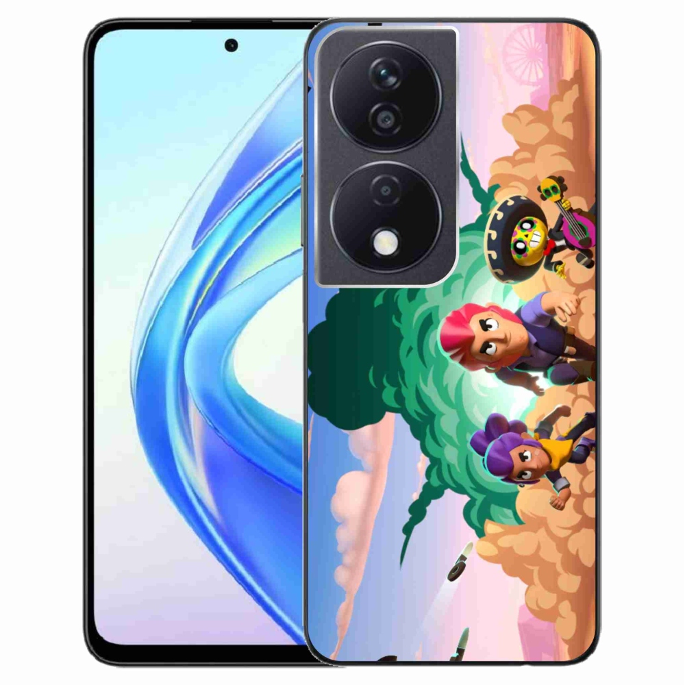 Gél borítás mmCase a Honor X7b/Honor 90 Smart számára - verekedés csillagok