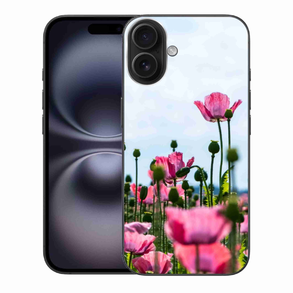 Zselés borítás mmCase iPhone 16 Plus készülékhez - mákos színű