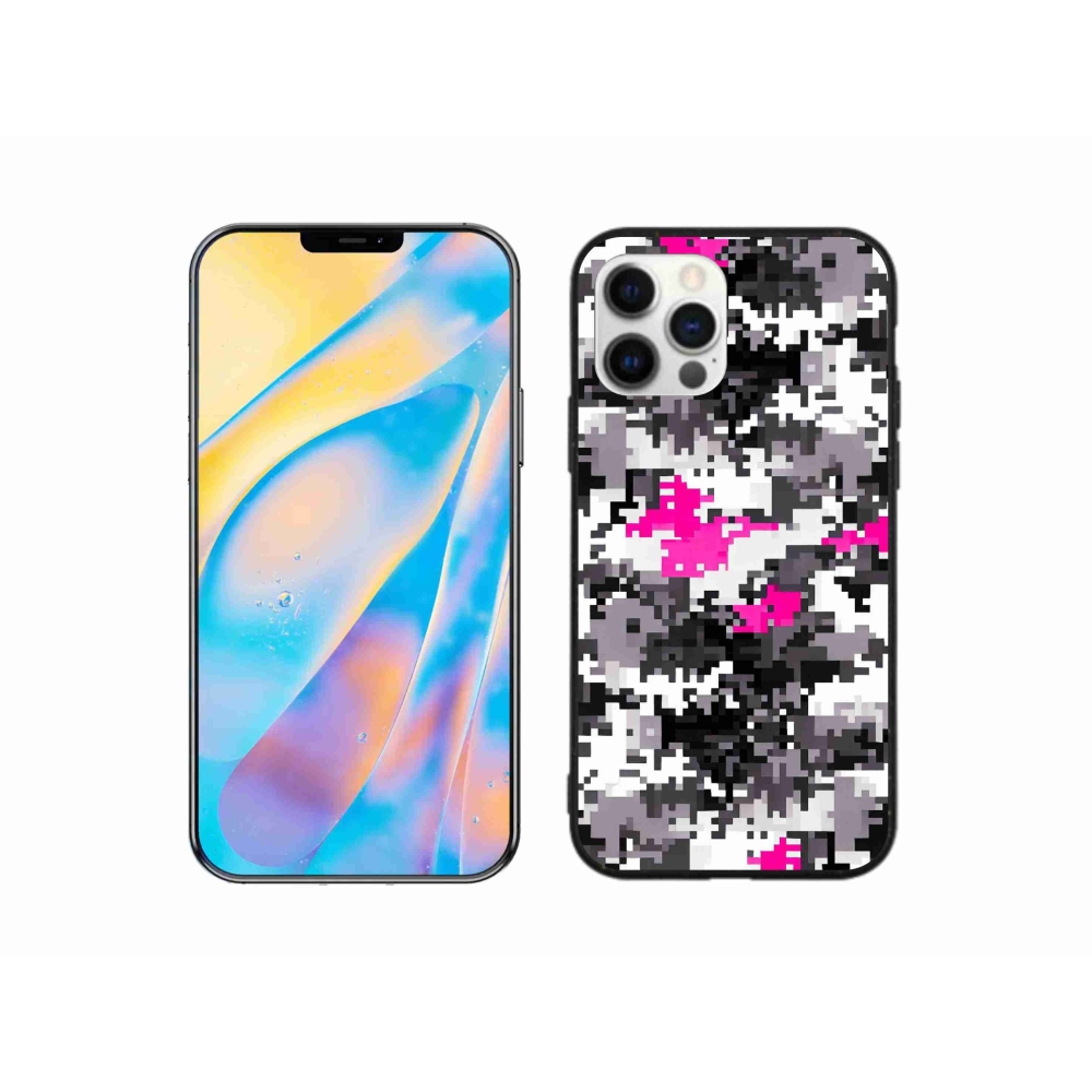 Zselés borítás mmCase iPhone 12 készülékhez - terepszínű minta 4