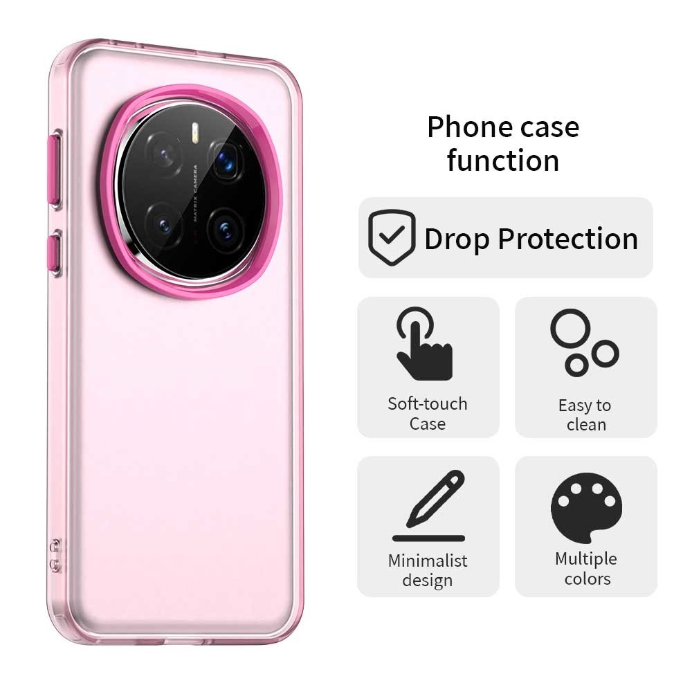 Candy matt zselés tok a Honor Magic 7 Pro 5G készülékhez - rózsaszín