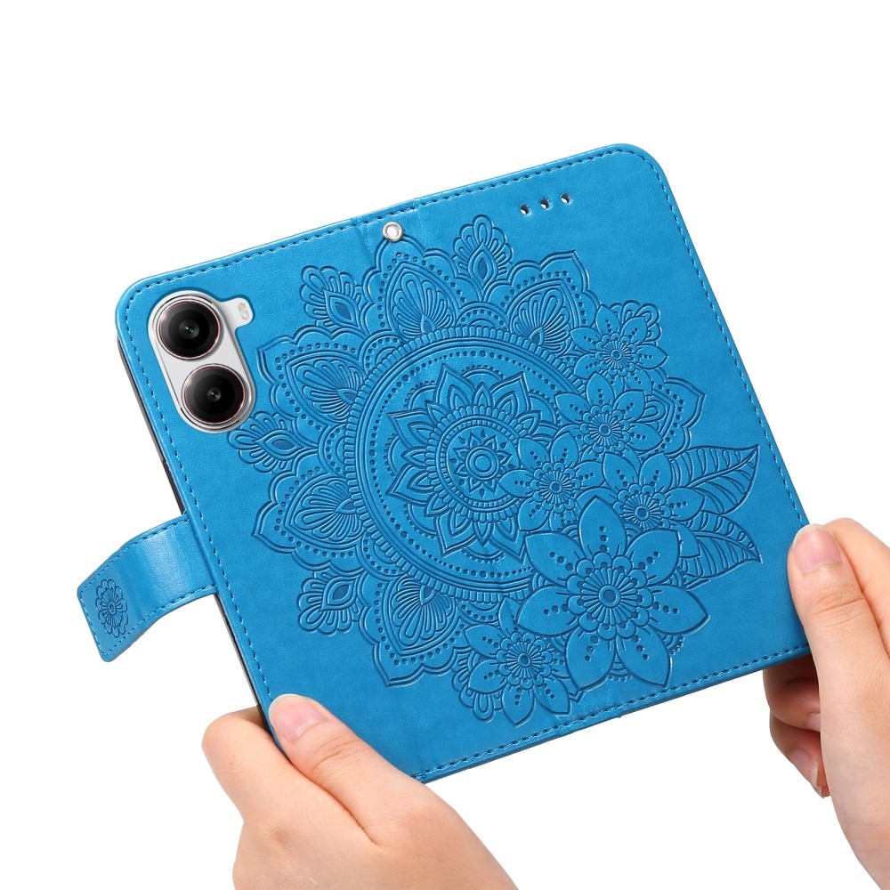 Mandala könyv tok a Xiaomi Poco X7 Pro 5G számára - kék