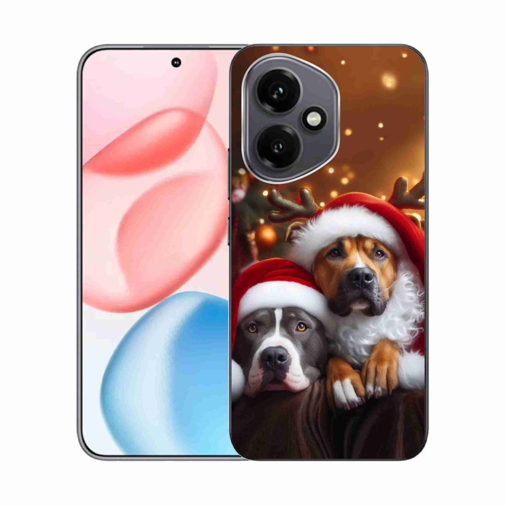 Zselés borítás mmCase a Honor 400-hoz - Karácsonyi kutyák