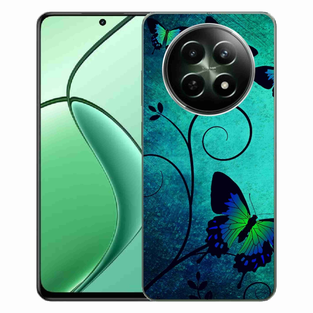 Zselés borítás mmCase a Realme 12 5G/12x 5G készülékhez - színes pillangók
