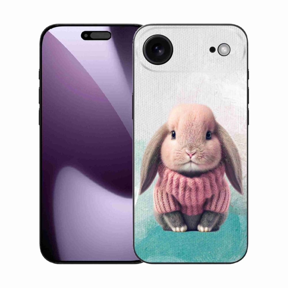 Gél borítás mmCase iPhone 17 Air készülékhez - nyúl pulóverben