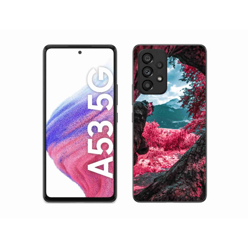Zselés borítás mmCase Samsung Galaxy A53 5G - hegyi kilátás