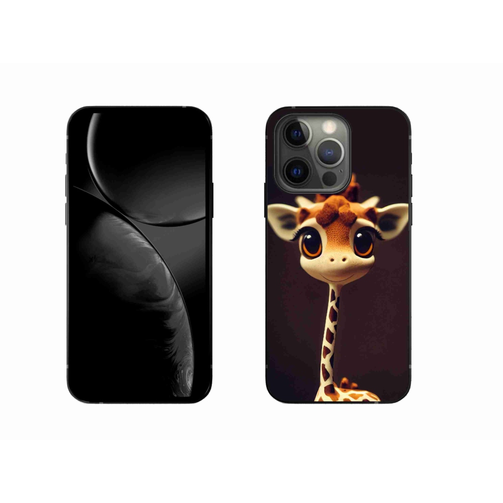 Zselés borítás mmCase iPhone 13 Pro készülékhez - kis zsiráf