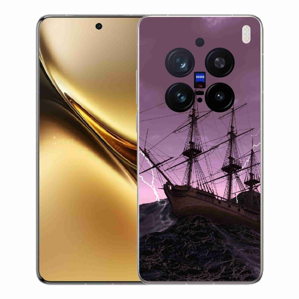 Zselés borítás mmCase a Vivo X200 Pro 5G-hez - hajó a viharban