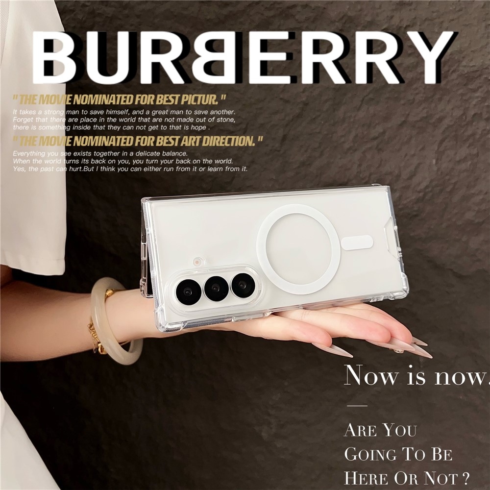 Akril műanyag borítás MagSafe-rel a Samsung Galaxy Z Fold7 5G készülékre - átlátszó