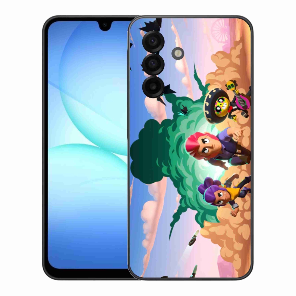 Gél borítás mmCase Samsung Galaxy A17 4G/5G - verekedés csillagok