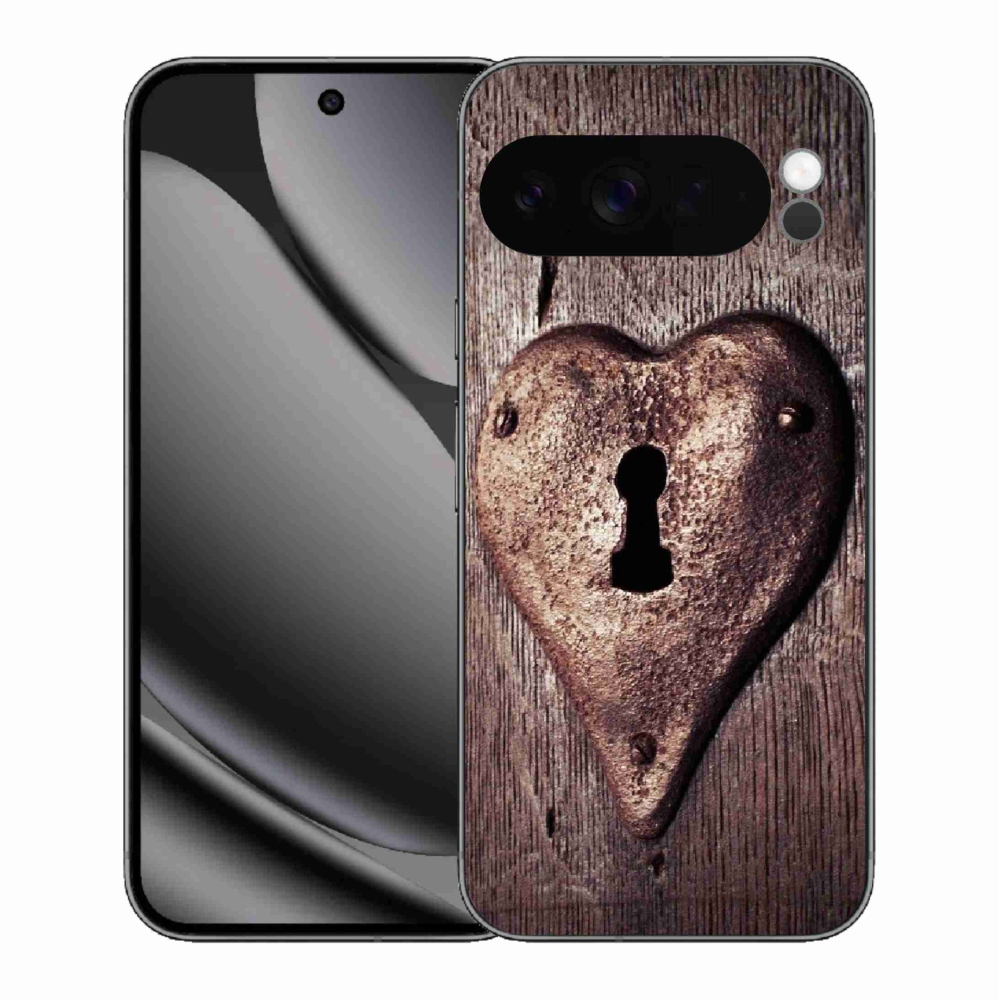 Gél borítás mmCase a Google Pixel 10 Pro XL-hez - szív alakú zárral