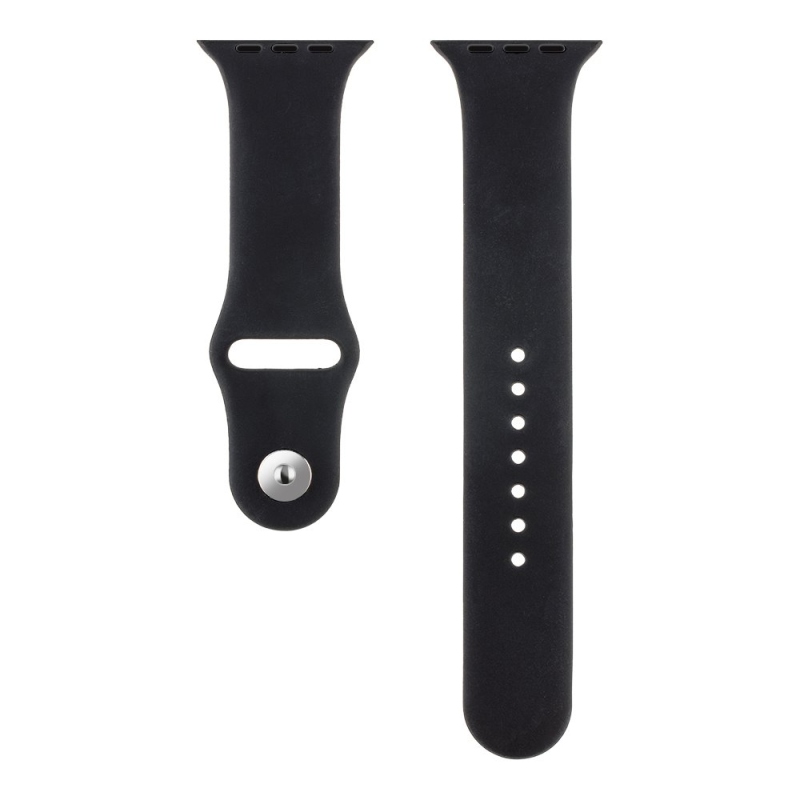 Csomag:ME szilikon szíj az Apple Watch 42-49mm M-L fekete színű órához