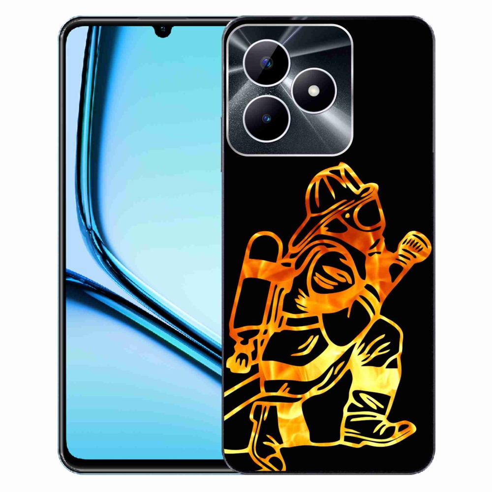 Zselés borítás mmCase a Realme Note 50 - tűzoltó 1 számára