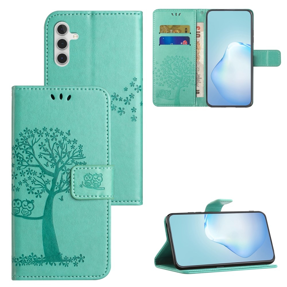 Fa könyv tok Samsung Galaxy M15 5G - teal - teal