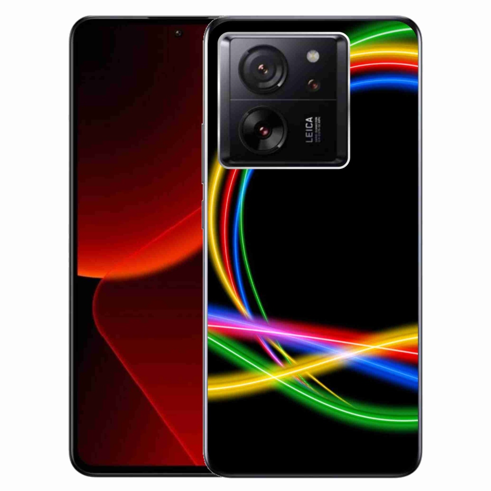 Gél tok mmCase a Xiaomi 13T/13T Pro számára - neon körök