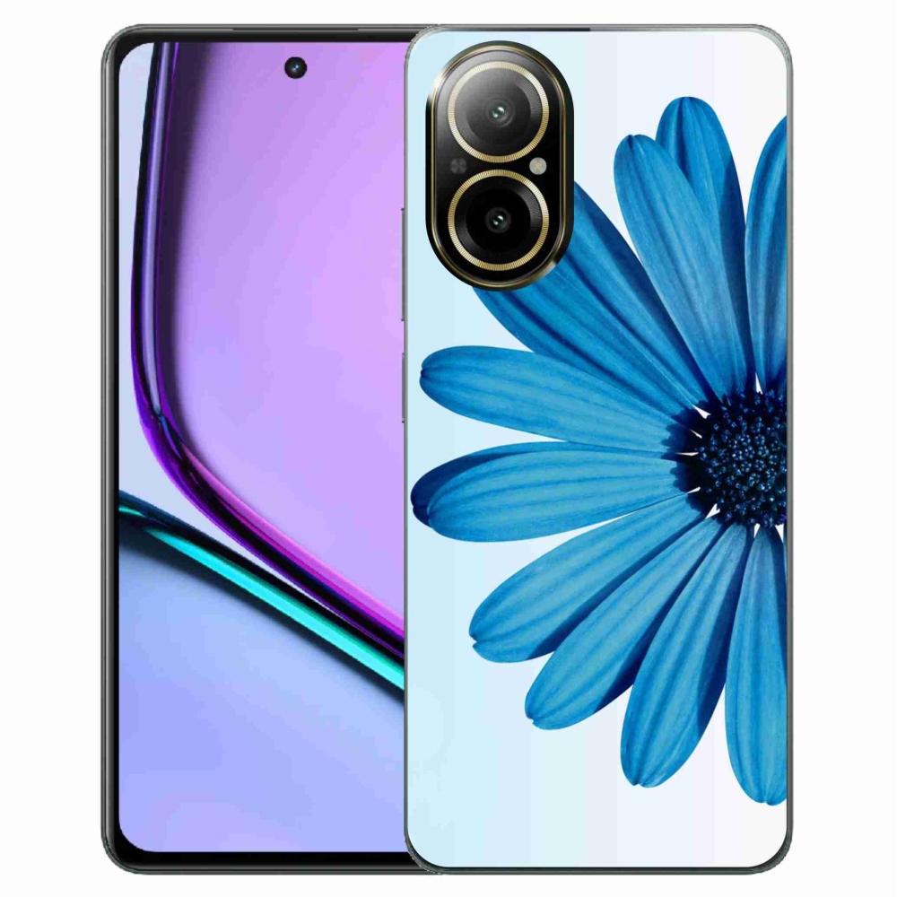 Gél tok mmCase a Realme C67 készülékhez - kék margaréta