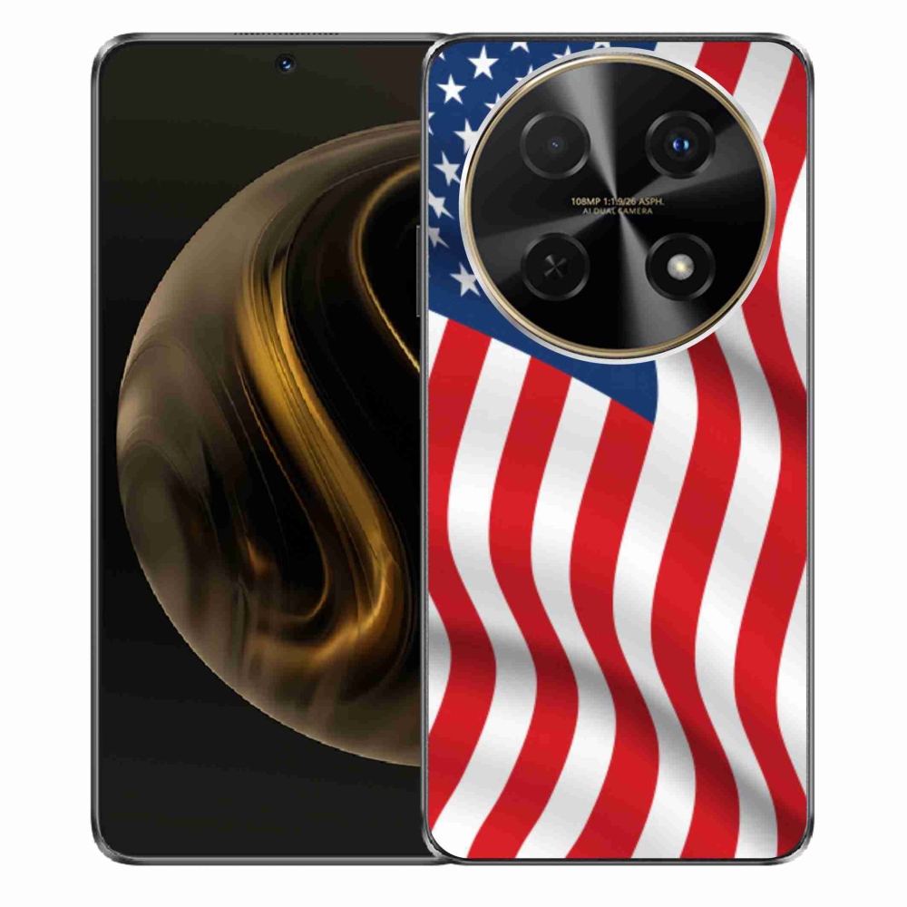 Gél borítás mmCase a Huawei Nova 12i készülékhez - amerikai zászló