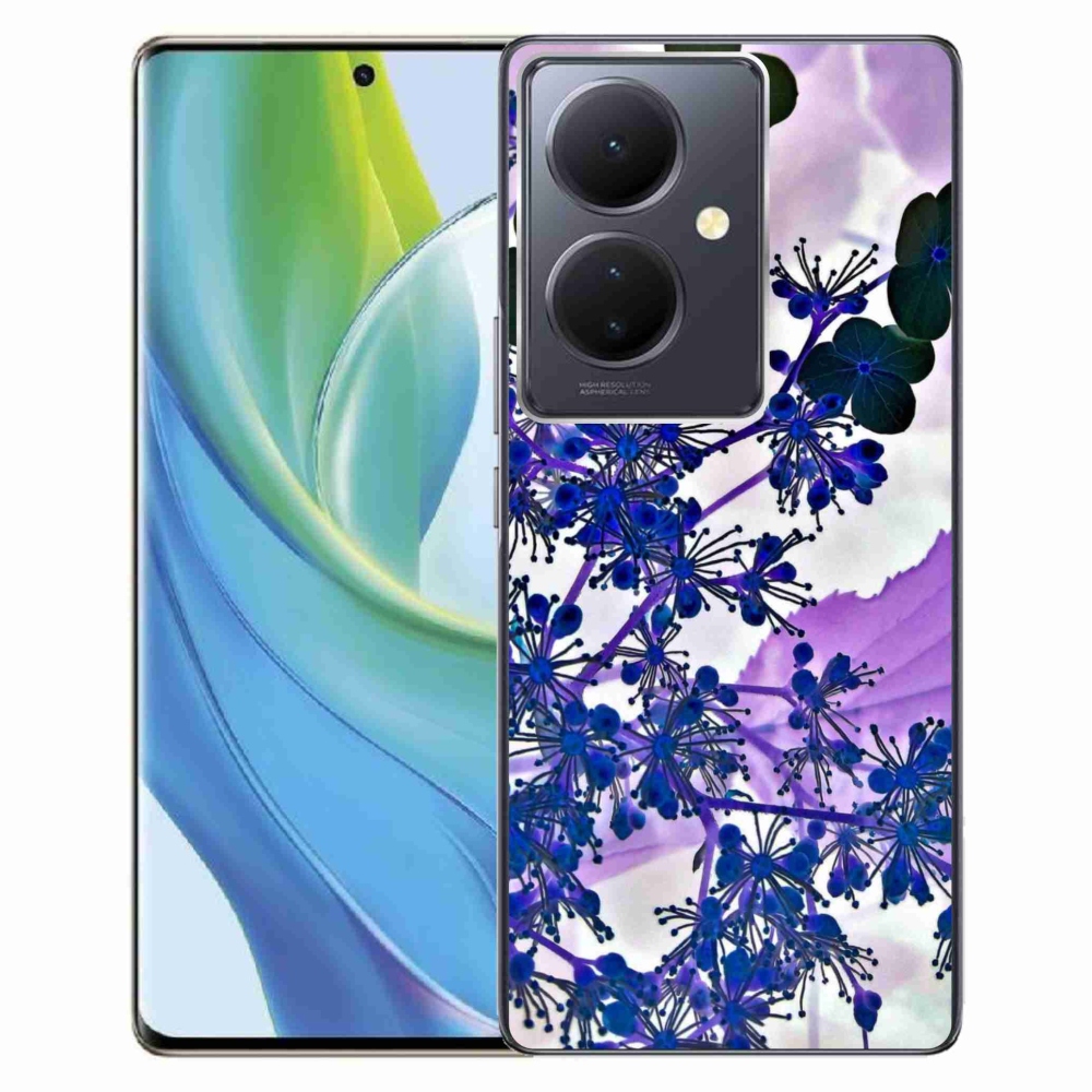 Gél borítás mmCase a Vivo V29 Lite 5G-hez - hortenzia virág