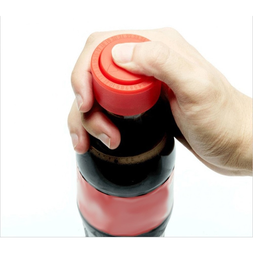 Pumpás kupak szénsavas italokhoz - piros