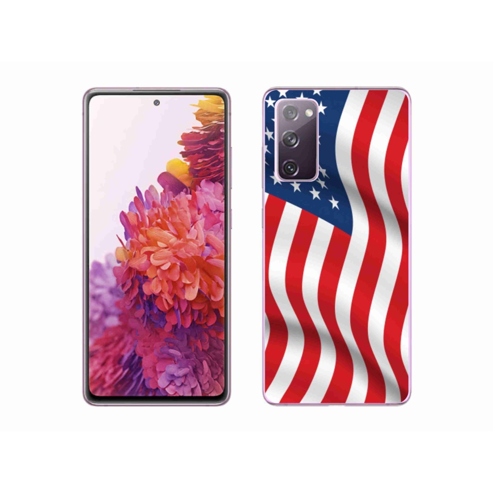 Gél védőhuzat mmCase Samsung Galaxy S20 FE - amerikai zászlóhoz
