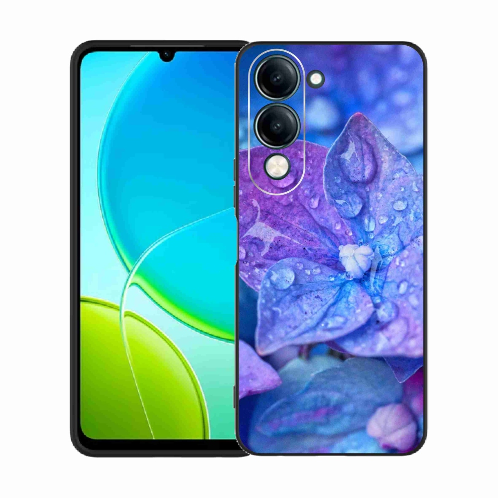 Gél védőhuzat mmCase a Vivo Y29s 5G-hez - lila virág